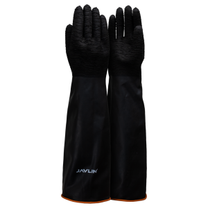 Shoulder length Rubber Glove, Rough Palm, Superior Quality, 350GSM -