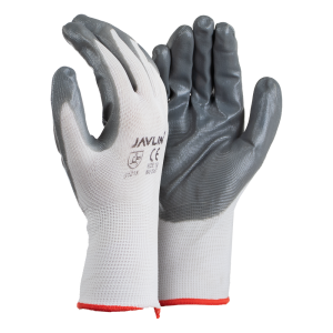 Grey Nitrile Coated Gloves