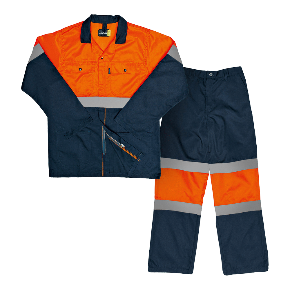 HI-VIS Two Tone Work Suit SABS Specification