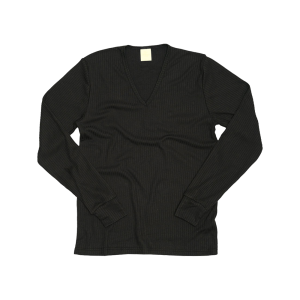Women's Thermal Long Sleeve Top - Black, L