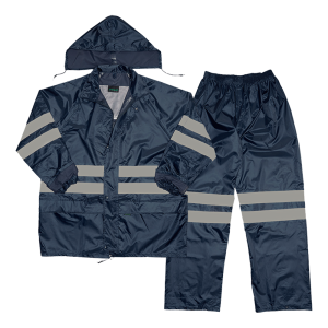Polyester PVC Reflective Rain Suit