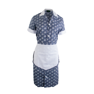 Women’s Printed Three Piece Housekeeping Uniform - PTD Fabric