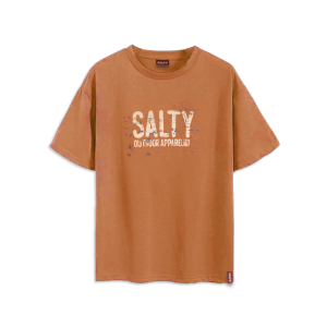 Salty Printed T-shirt Outdoor Apparel Rust