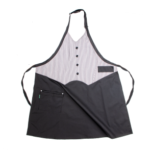 Elite Waistcoat Apron - Black & Ligne