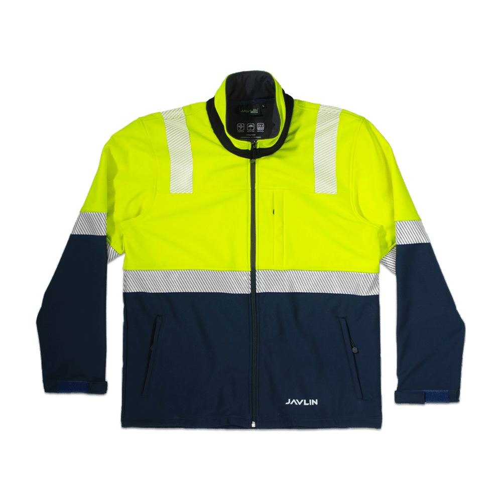 Hi Vis Two Tone Utility Softshell Jacket