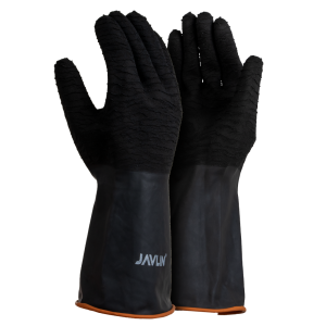 Elbow Length Rubber Glove, Rough Palm, Superior Quality, 200GSM