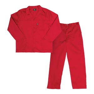 Paramount Polycotton Work Suit - Red, 56