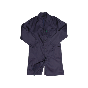 Polycotton Dust Coat - Navy, L