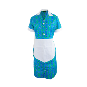 Women’s Printed Three Piece Housekeeping Uniform - F739