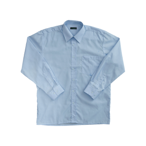 Long Sleeve Lounge Shirt - Pale Blue, M